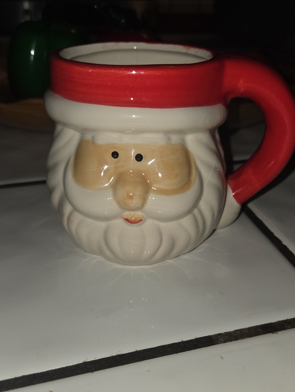 Vintage Norfolk Santa Face Ceramic Mug